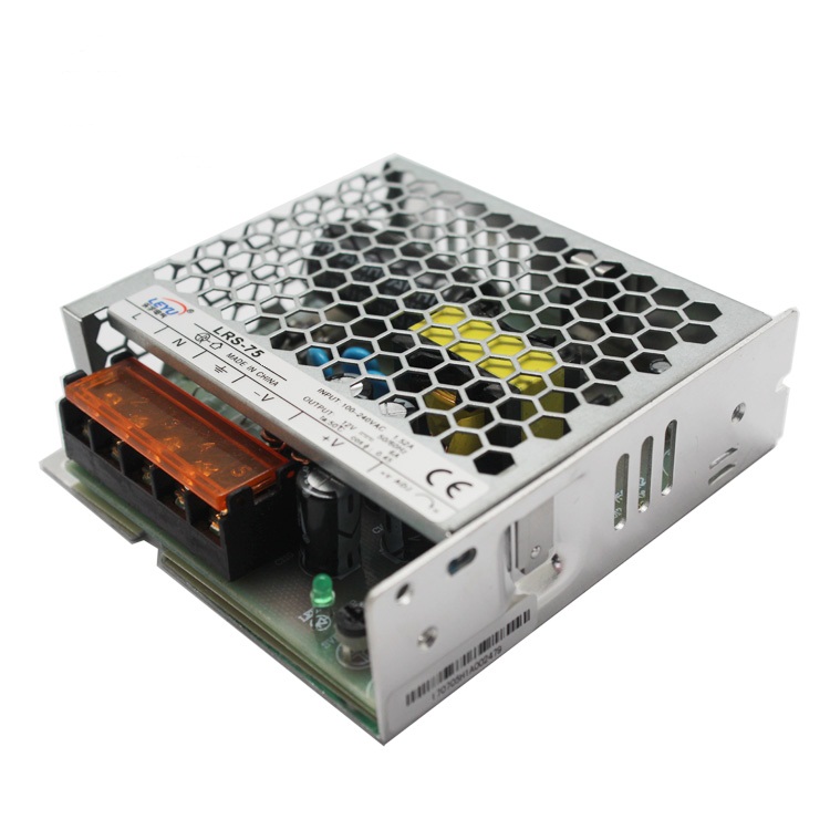 Lrs-75-12v, 75w, 6a,  alimentador industrial 99x97x30mm