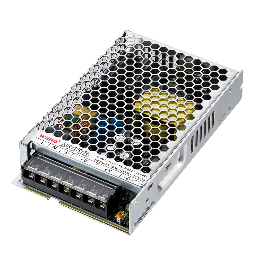 Lrs-150-24v, 150w, 6.5a,   alimentador industrial slim 162x97x30mm