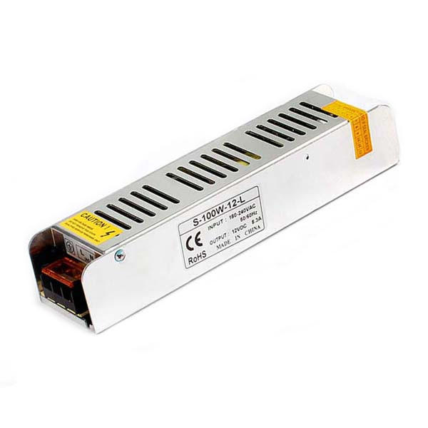 M100-12v, 100w, 8.5a   alimentador industrial mini 160x35x40mm