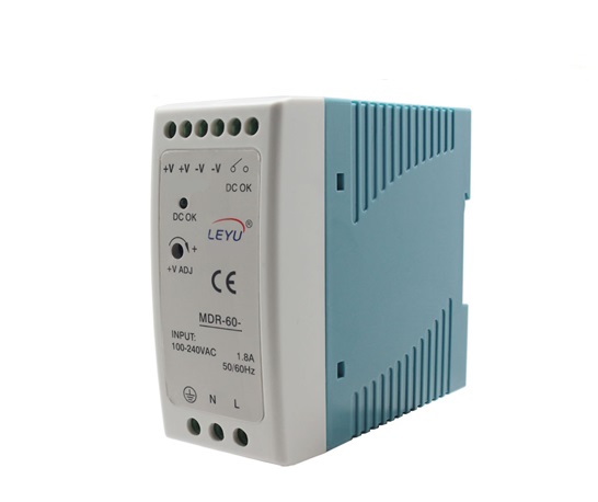 Mdr-60-12v, 60w, 5a,       alimentador carril din 40x90x100mm