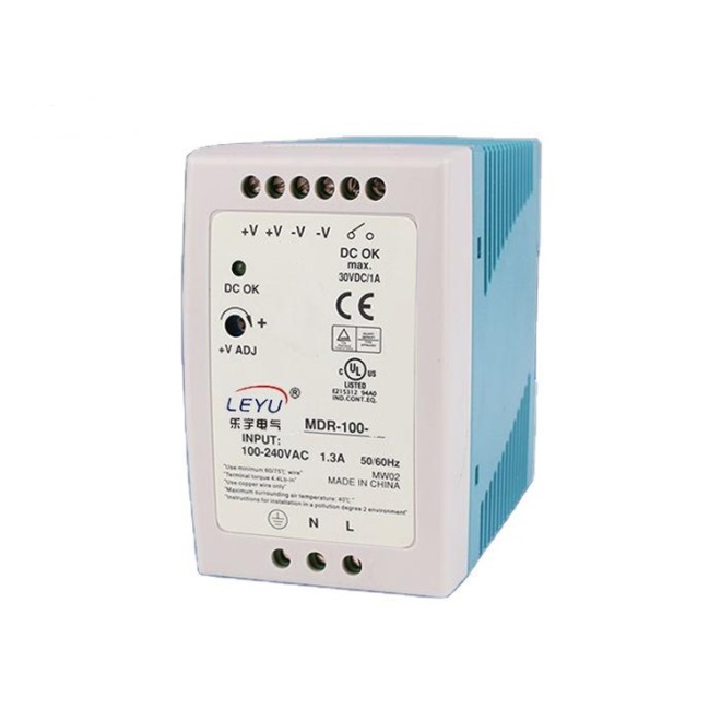 Mdr-100-48v 100w, 2a,    alimentador industrial carril din 55x90x100mm 