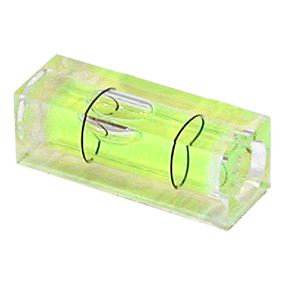 Nivel de agua verde 29x10x10mm para pegar