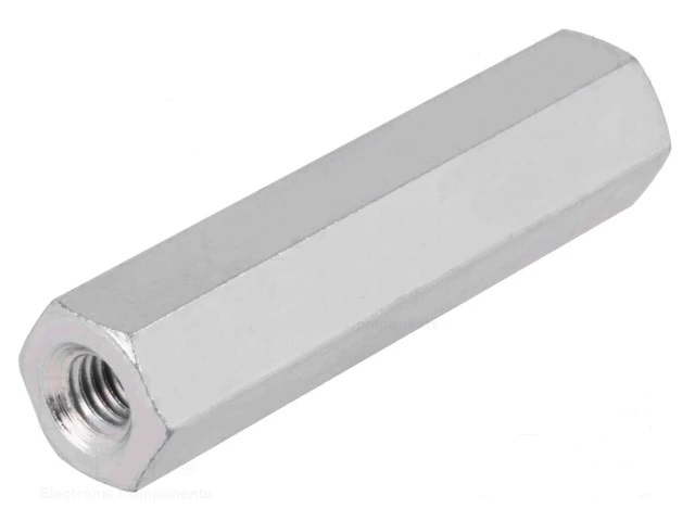 Distanciador metalico hembra-hembra m3x8mm