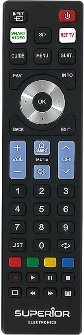 Mando smart listo para usar con tv lg, samsung, sony, philips y panasonic