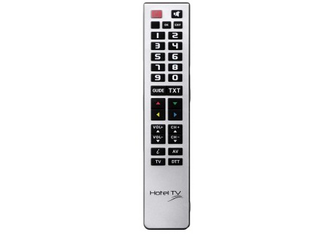 Mando universal  programable simplificado para hoteles plata