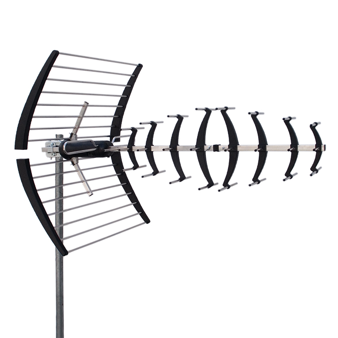 Antena neo, canales 21/48, rechazo, g = 18 db alcad neo-082
