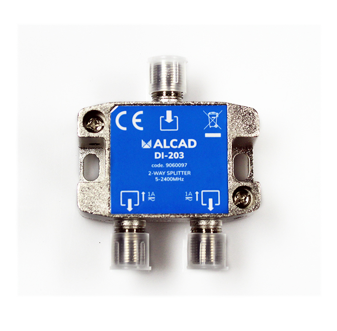 Distribuidor fi de 2 salidas con paso de corriente alcad di-203