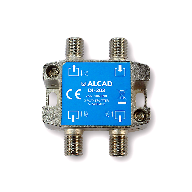 Distribuidor fi de 3 salidas con paso de corriente alcad di-303