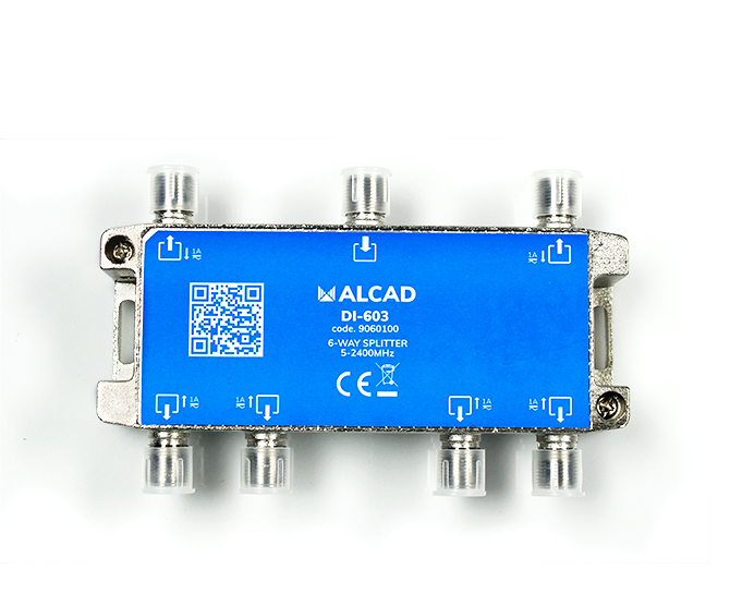 Distribuidor fi de 6 salidas con paso de corriente alcad di-603