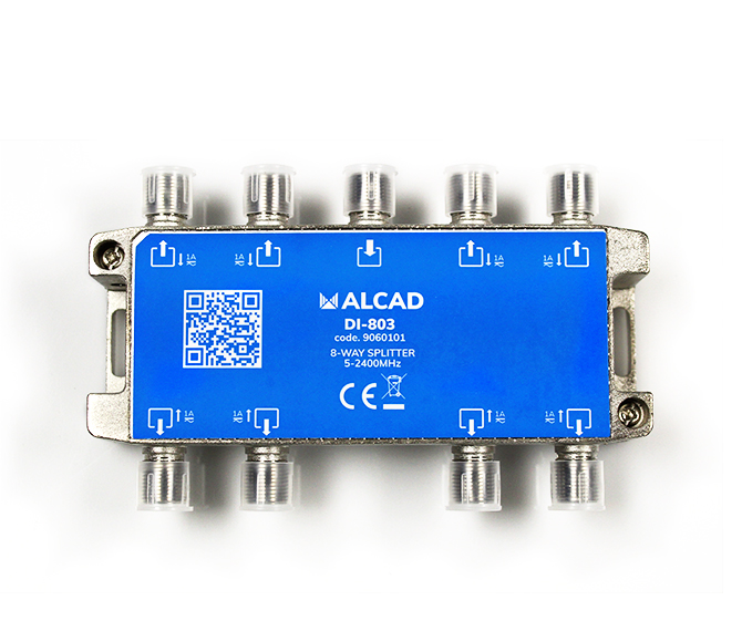Distribuidor fi de 8 salidas con paso de corriente alcad di-803