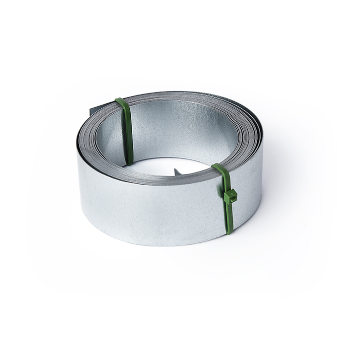 Tira de acero galvanizado, longitud 5 m alcad feu-005